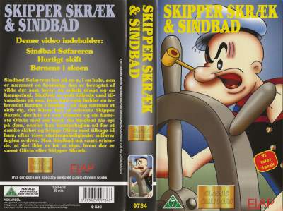 Skipper Skræk & Sindbad  VHS Elap Video 0