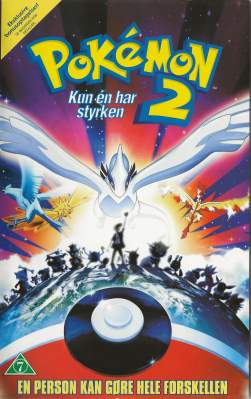Pokémon 2 - Kun én har styrken VHS Warner Bros. 2000