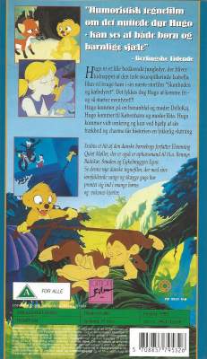 Jungledyret Hugo  VHS Egmont Film 1993