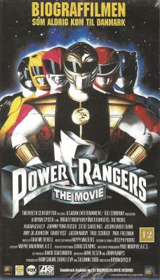 Power Rangers: The Movie VHS Nordisk Film 1995