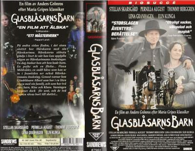 Glaspusterens Børn <p class='text-muted'>Org.titel: Glasblåsarns Barn</p> VHS Sandrew Metronome 1997