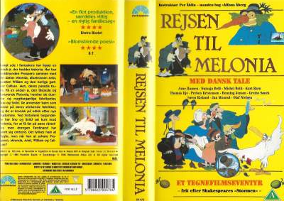 Rejsen til Melonia <p class='text-muted'>Org.titel: Resan till Melonia</p> VHS Sandrew Metronome 1989