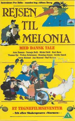 Rejsen til Melonia VHS Sandrew Metronome 1989