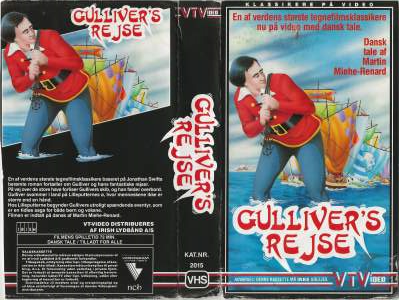 Gullivers Rejse  VHS Irish 0