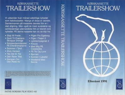 Trailershow - Efteråret 1991  VHS Nordisk Film 1991