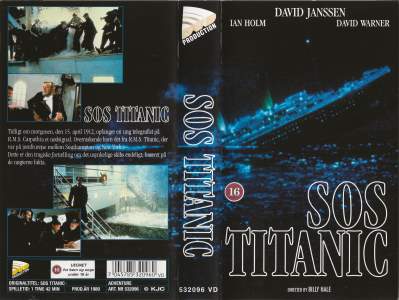 SOS Titanic <p class='text-muted'>Org.titel: S.O.S. Titanic</p> VHS DVD - Dansk Video Distribution A/S 1980