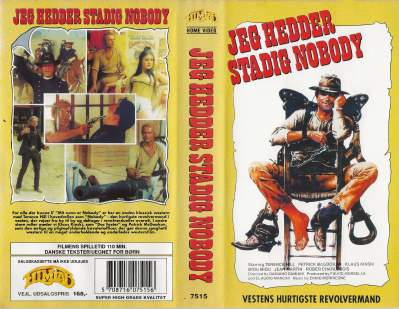 Jeg hedder stadig Nobody <p class='text-muted'>Org.titel: A Genius, Two Partners and a Dupe / Un genio, due compari, un pollo</p> VHS Filmlab 1973