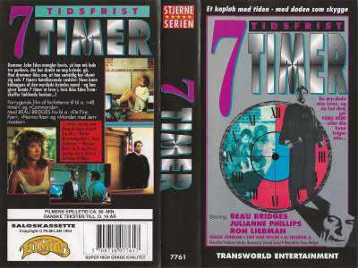Tidsfrist: 7 timer <p class='text-muted'>Org.titel: Seven Hours to Judgment</p> VHS Filmlab 1994