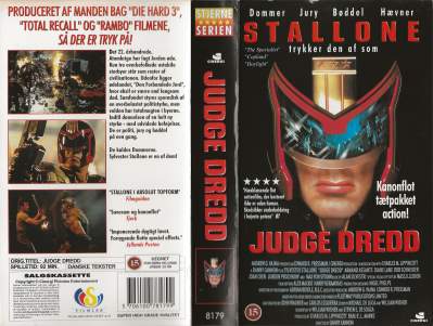 Judge Dredd  VHS Filmlab 1995