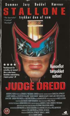 Judge Dredd VHS Filmlab 1995
