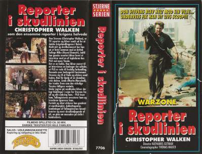 Reporter i skudlinien <p class='text-muted'>Org.titel: Deadline / Witness in the War Zone</p> VHS Filmlab 1987