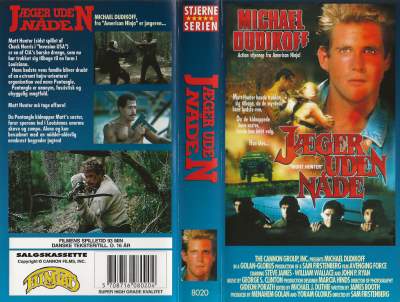 Jæger uden nåde <p class='text-muted'>Org.titel: Avenging Force / Night Hunter</p> VHS Filmlab 1986