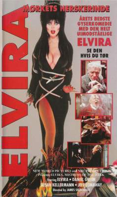 Elvira: Mørkets herskerinde VHS Filmlab 1988