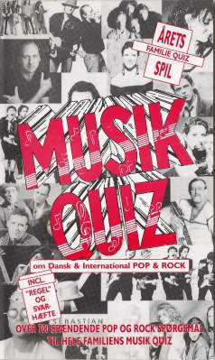 Musik Quiz om Dansk og International POP og ROCK VHS Polygram 1991
