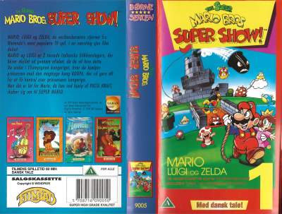 The Super Mario Bros. Super Show! 1  VHS Filmlab 1991