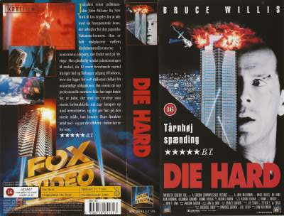 Die Hard  VHS Nordisk Film 1989