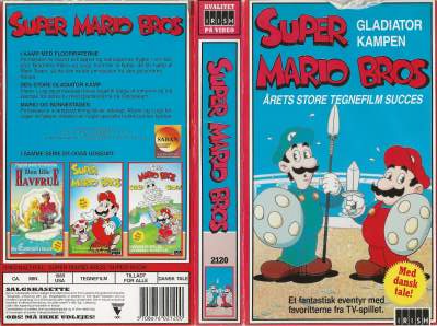 Super Mario Bros – Gladiator Kampen <p class='text-muted'>Org.titel: The Super Mario Bros. Super Show</p> VHS Irish 1989