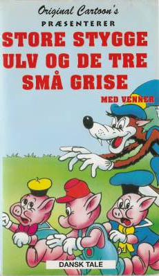 Store Stygge Ulv VHS Original Cartoons 0