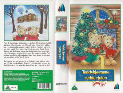 Tedybjørnene redder julen <p class='text-muted'>Org.titel: The Bears Who Saved Christmas</p> VHS K.E. Media 1997