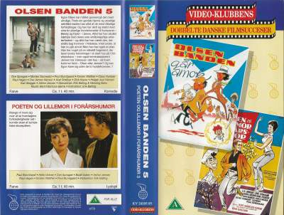 Olsen Banden 5 - Olsen Banden går amok  VHS Nordisk Film 1973
