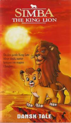 Simba - The King Lion  VHS Kavan 1994