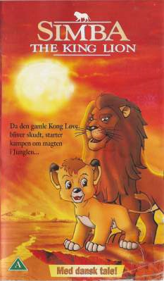 Simba - The King Lion  VHS Filmlab 1994