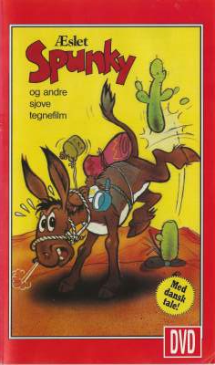 Æslet Spunky - og andre sjove tegnefilm  VHS DVD - Dansk Video Distribution A/S 0
