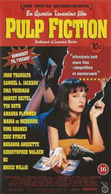 Pulp Fiction VHS Nordisk Film 1994
