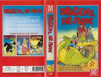 Dragen & Hr. Padde <p class='text-muted'>Org.titel: The Reluctant Dragon</p> VHS DVD - Dansk Video Distribution A/S 0