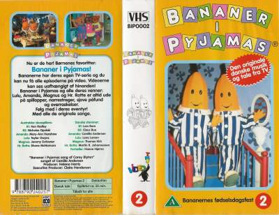 Bananer i Pyjamas 2 <p class='text-muted'>Org.titel: Bananas in Pyjamas</p> VHS TMG A/S 1997