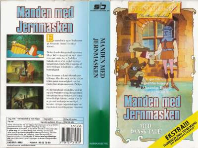 Manden med Jernmasken <p class='text-muted'>Org.titel: The Man in the Iron Mask</p> VHS Kavan 1985