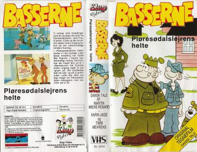 Basserne - Pløresødallejrens helte  VHS Elap Video 1989