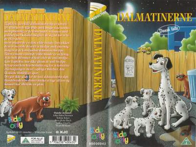 Dalmatinerne  VHS DVD - Dansk Video Distribution A/S 0
