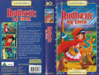 Eventyret om Den lille Rødhætte og ulven <p class='text-muted'>Org.titel: Little Red Riding Hood</p> VHS Kavan 1994