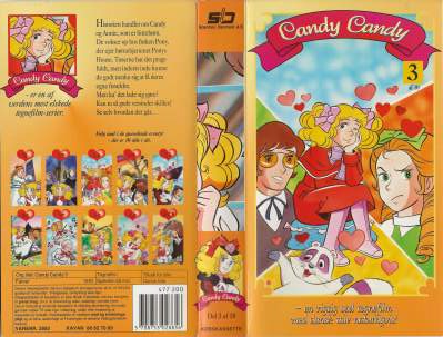 Candy Candy - Del 3 <p class='text-muted'>Org.titel: Candy Candy 3</p> VHS Kavan 1979