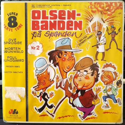 Olsen Banden på spanden Super 8 A.P. Film 1969