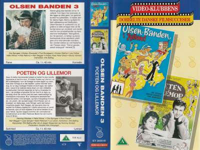Olsen Banden 3 - Olsen Banden i Jylland  VHS Nordisk Film 0