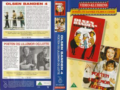 Olsen Banden 4  VHS Nordisk Film 1972