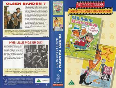 Olsen Banden 7  VHS Nordisk Film 1975