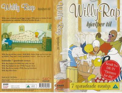 Willy Rap hjælper til <p class='text-muted'>Org.titel: Wil Cwac Cwac</p> VHS Elap Video 1984