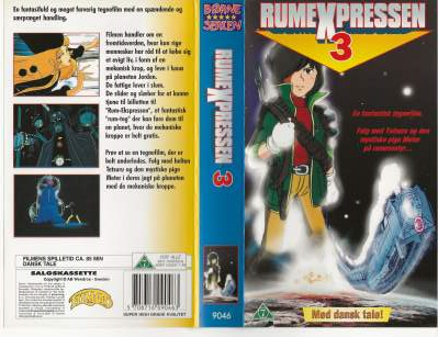 Rum-Expressen 3 <p class='text-muted'>Org.titel: Galaxy Express 999</p> VHS Filmlab 1978