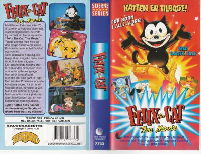Felix the Cat - The Movie  VHS Filmlab 1991