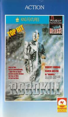 Robokill VHS Sunrise Video 1986