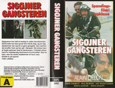 Sigøjner Gangsteren <p class='text-muted'>Org.titel: The Gipsy / Le Gitan</p> VHS Westcon Home Video ApS 1975
